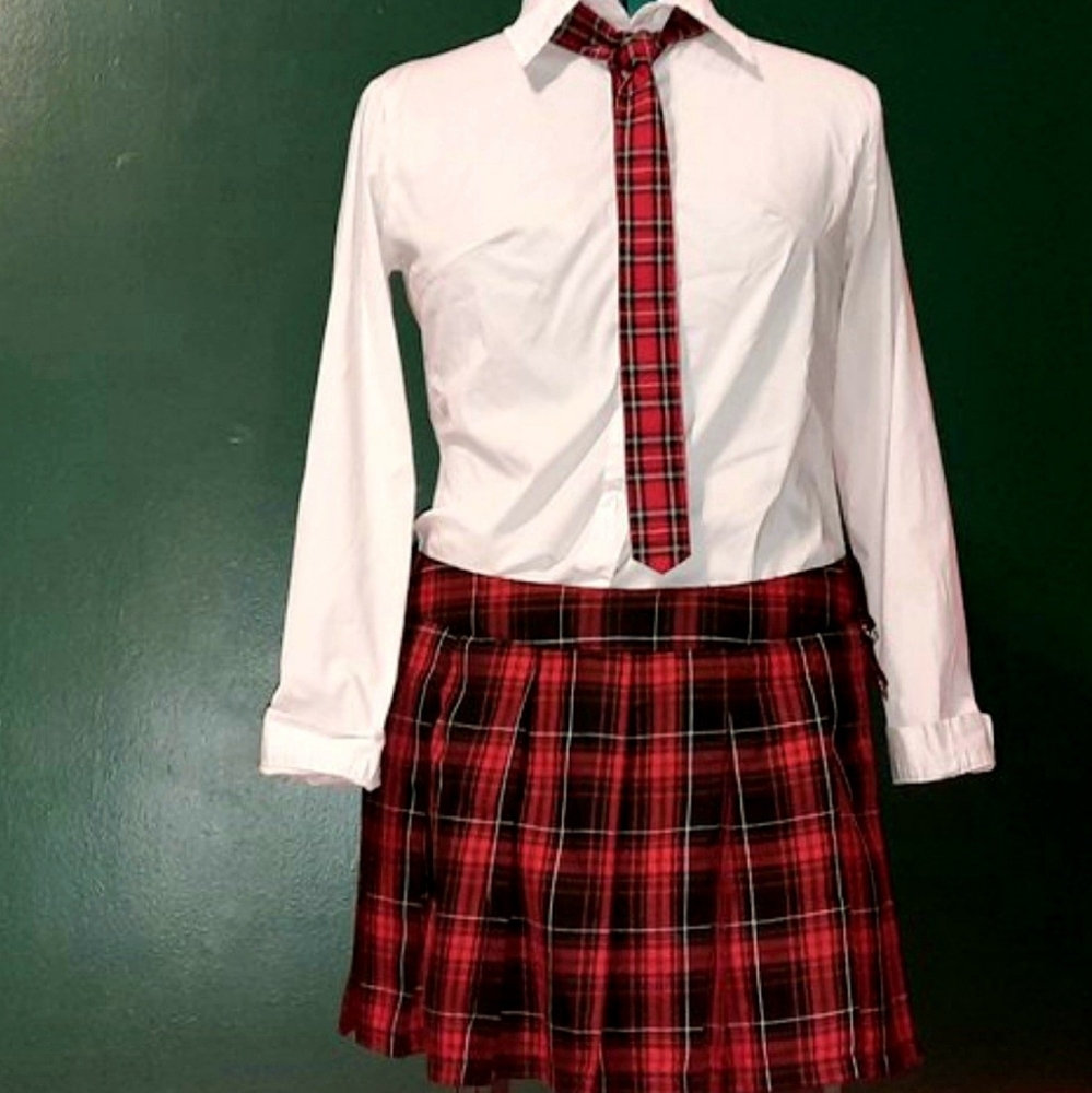 Tripp NYC Plaid Skirt